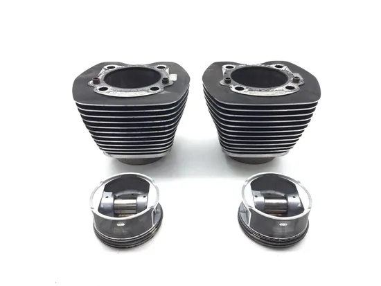 Front Rear Cylinder Jugs w Pistons 2006 Harley Electra Glide Classic EFI 3386 1
