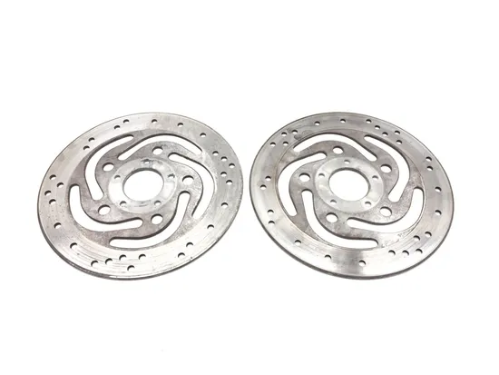 Left Right Front Brake Disc Rotors Set 2005 Harley Road King Classic EFI 3395 1