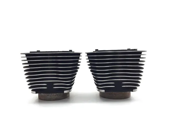 Front Rear Cylinder Jugs w Pistons 2011 Harley Heritage Softail Classic 3394 6