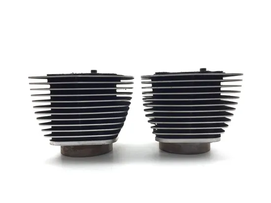 Front Rear Cylinder Jugs w Pistons 2011 Harley Heritage Softail Classic 3394 7