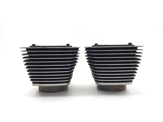 Front Rear Cylinder Jugs w Pistons 2011 Harley Heritage Softail Classic 3394 4