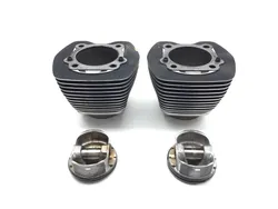 Front Rear Cylinder Jugs w Pistons 2011 Harley Heritage Softail Classic 3394