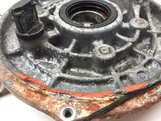 Rear Drum Brake Backing Assembly 1991 Honda FourTrax 300 TRX300FW 4x4 3397 PARTS 4