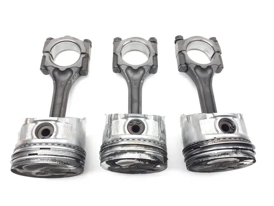 Engine Connecting Rod Rods Piston Set 2002 Kawasaki Mule 2510 4x4 Diesel 3380 x 8