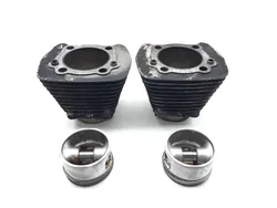 Front Rear Cylinder Jugs w Pistons 1991 Harley Sportster 1200 XLH1200 3389 x