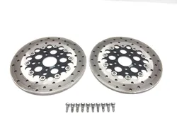 Left Right Floating Front Brake Disc Rotors Set 2004 Harley Electra Ultra 3388
