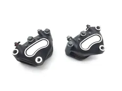 Left Right Front Brake Calipers Pads Set 2004 Harley Electra Ultra Classic 3388