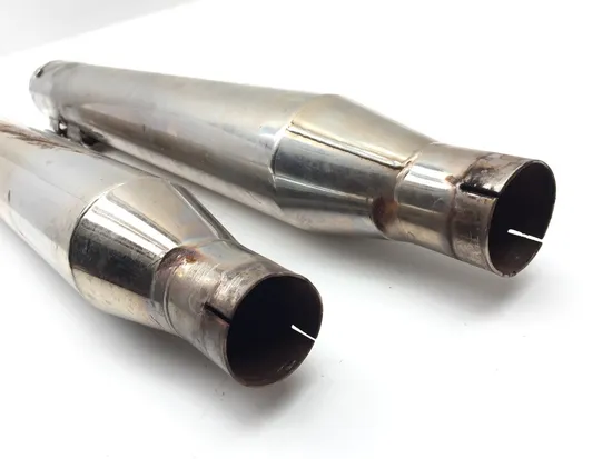 Full Dual Exhaust Muffler Pipe 2004 Harley Electra Ultra Classic EFI 3388x 2