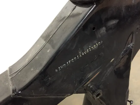 Main Frame Chassis 2004 Harley Electra Glide Ultra Classic EFI FLHTCUI 3388 x 2