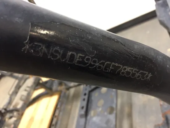 Frame Chassis 2016 Polaris RZR XP 1000 EPS 3396 2