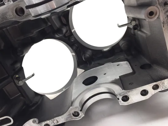 Engine Left Right Center Cases 2007 Suzuki Boulevard M109R 3404 11