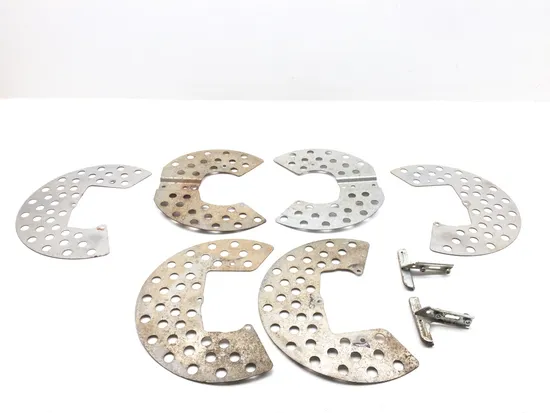 Front Brake Rotor Rock Guards 2017 Yamaha YXZ1000R 3409 1