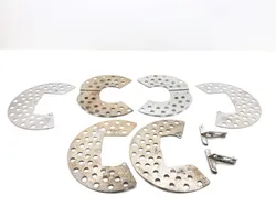 Front Brake Rotor Rock Guards 2017 Yamaha YXZ1000R 3409