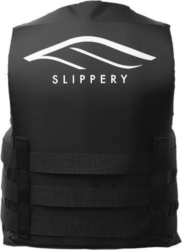 Slippery Hydro Nylon Vest Black Adult 4XL
