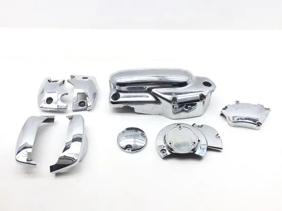 Misc Engine Chrome Covers 2001 Yamaha V Star 1100 XVS1100A Classic 3412 2