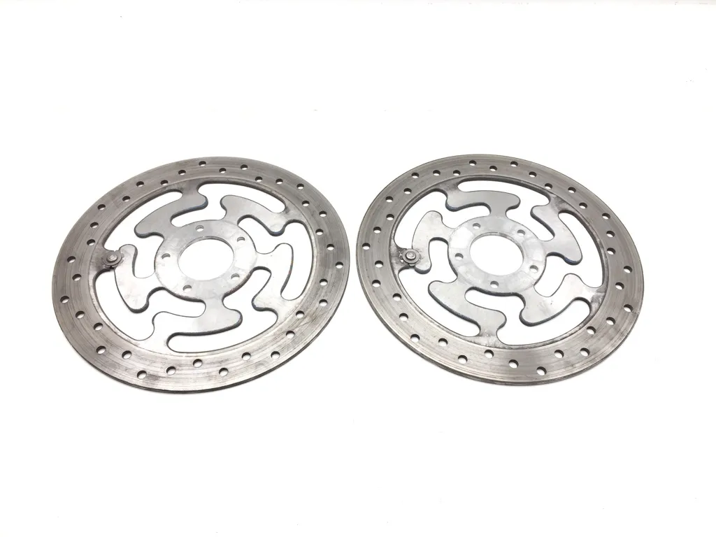 Left Right Front Brake Disc Rotors Set 2012 Electra Ultra Classic FLHTCU 3414