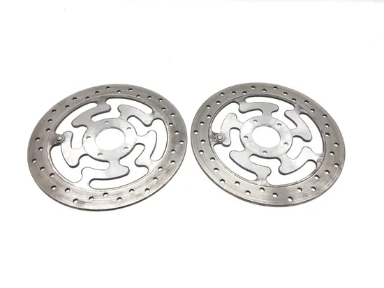 Left Right Front Brake Disc Rotors Set 2012 Electra Ultra Classic FLHTCU 3414 1