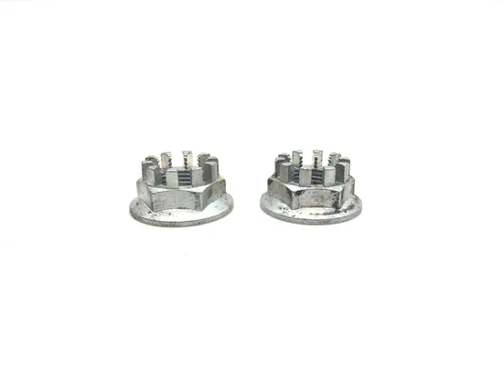 Front Wheel Hub Spindle Castle Nuts 2002 Honda Recon 250 TRX250TE 2x4 ES 3413 1