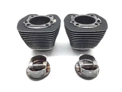 Harley 2007-2011 Electra Glide Ultra Front Rear Cylinder Jugs w Pistons 3418x