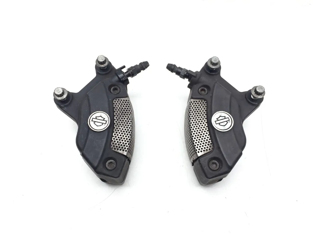 Harley 2010 Electra Glide Ultra Left Right Front Brake Calipers Pads Set 3418
