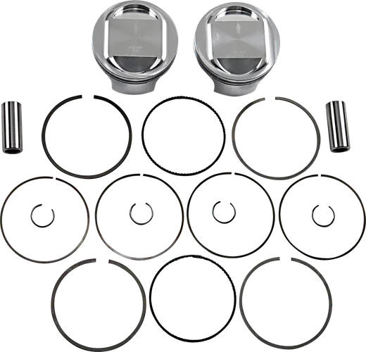 JE Piston Kit Rings Pins FSR STD 3.937in Bore 10.5:1