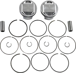 JE Piston Kit Rings Pins FSR STD 3.937in Bore 10.5:1