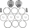 JE Piston Kit Rings Pins FSR STD 3.937in Bore 10.5:1