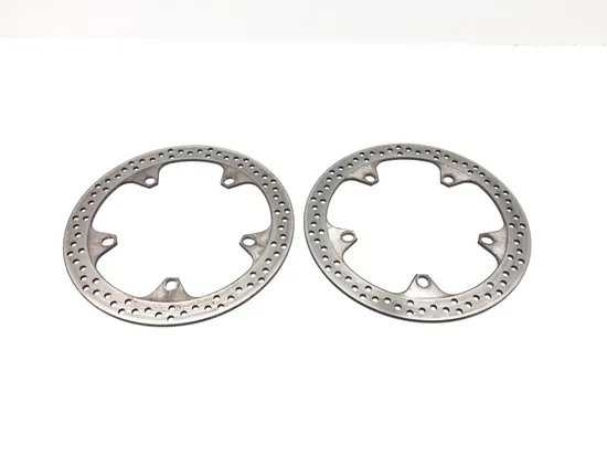 BMW 2003 R1150R Left Right Front Brake Disc Rotors Set 3416 1