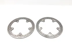 BMW 2003 R1150R Left Right Front Brake Disc Rotors Set 3416