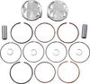 JE Piston Kit Rings Pins FSR STD 81mm Bore 12:1