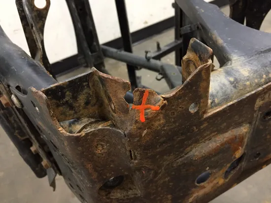 Polaris 2014 RZR XP 1000 EPS Frame Chassis 3428 x 10