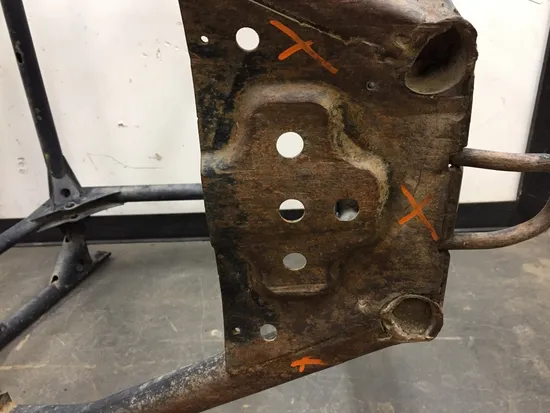 Polaris 2015 RZR XP 1000 EPS Frame Chassis 3403 x 8