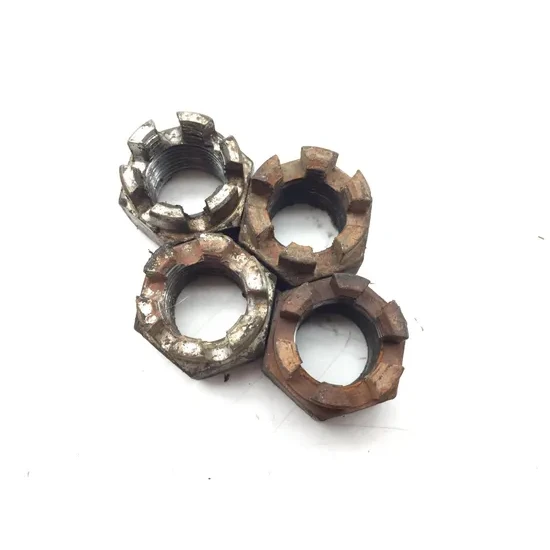 Polaris 2017 General 1000 EPS Front Rear Wheel Hub Spindle Castle Nuts 3421 2