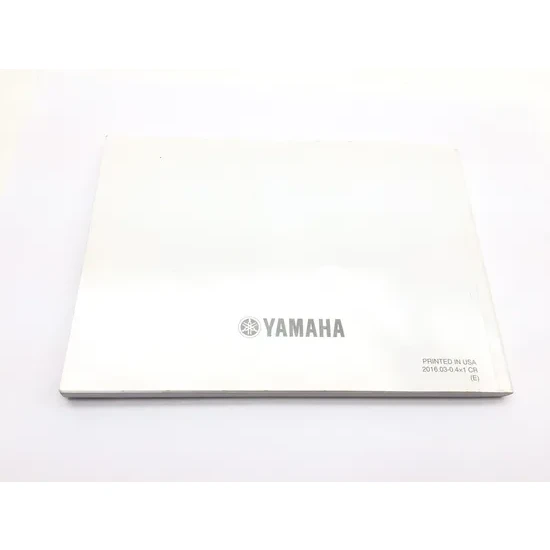 Yamaha 2017 Wolverine R-Spec  Owners Manual 3422 2