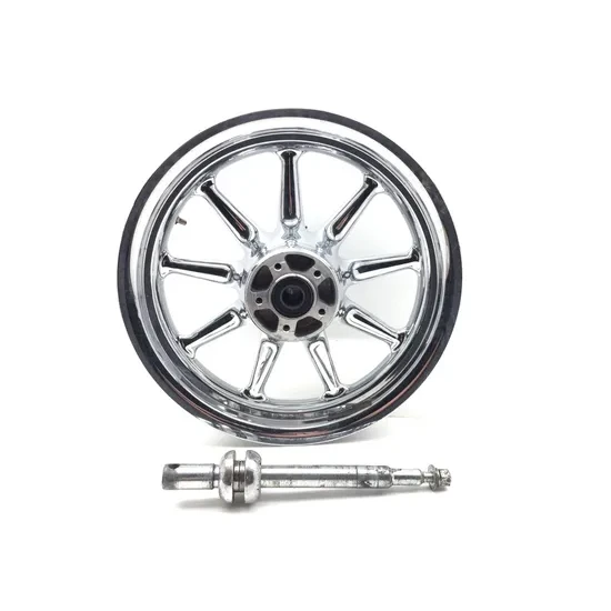 Harley 2001 Electra Glide Classic EFI FLHTCI Chrome Front Wheel Rim Mag 3433 x 1