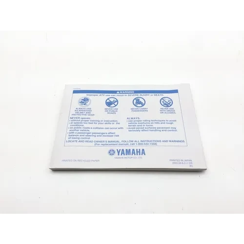 Yamaha 2020 YFZ450R Owners Manual 3088 3
