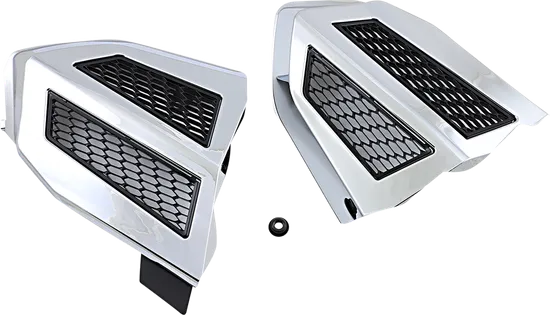 Kuryakyn Omni Mesh Transmission Covers Protectors Guards Chrome