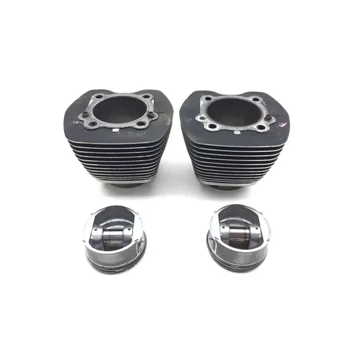 Harley 2000 Electra Glide Classic EFI Front Rear Cylinder Jugs w Pistons 3444