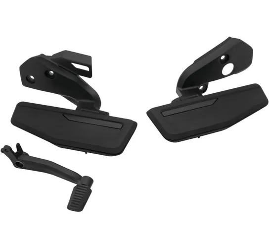 Kuryakyn Omni Black Front Driver Floorboard Kit Set