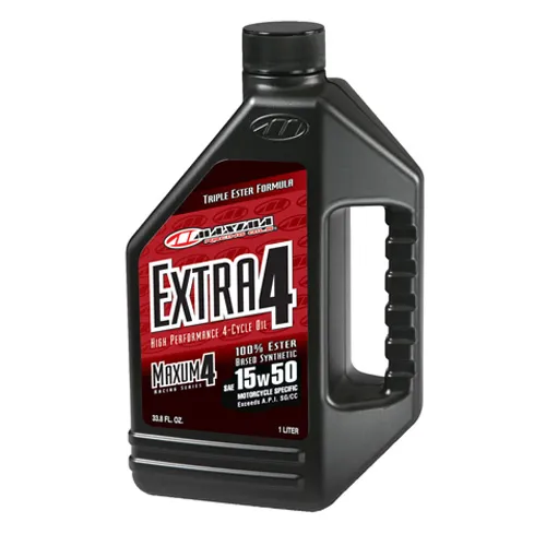 Maxima Extra High Performance 15W50 Synthetic 4T Engine Motor Oil 1 Liter Quart