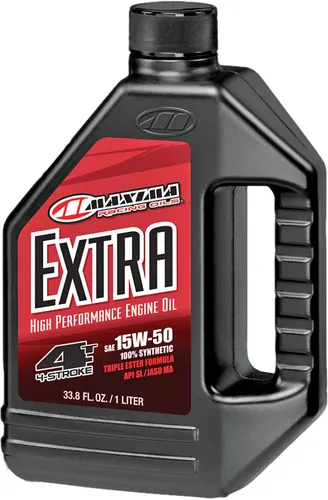 Maxima Extra High Performance 15W50 Synthetic 4T Engine Motor Oil 1 Liter Quart