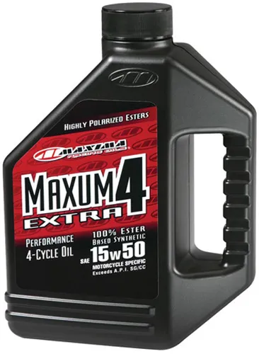 Maxima Extra High Performance 15W50 Synthetic 4T Engine Motor Oil 1 Gallon