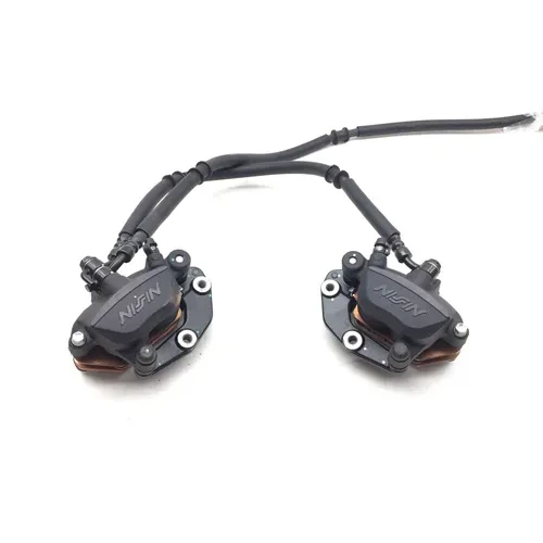 Kawasaki 2022 Ninja 650 EX650 Left Right Front Brake Calipers Pads Set 3458