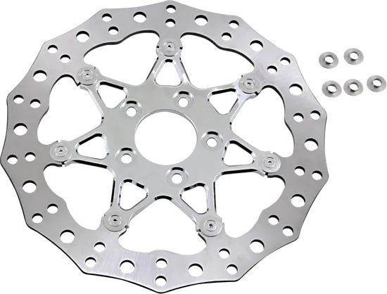 Arlen Ness Floating Front Brake Rotor 11.8in. Procross Chrome
