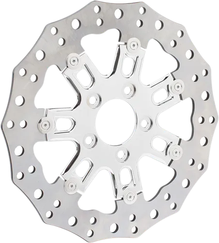 Arlen Ness Floating Front Brake Rotor 11.8in. 7 Valve Chrome
