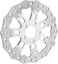 Arlen Ness Floating Front Brake Rotor 11.8in. 7 Valve Chrome