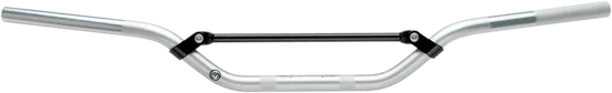 Moose Silver Aluminum YZ Bend Handlebar 7/8in 2