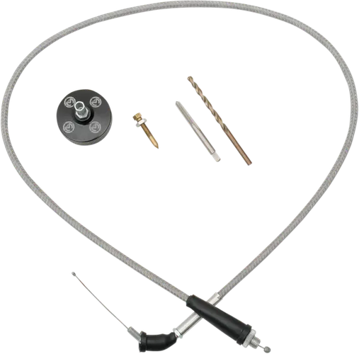 Moose Black Carburetor Carb Cover Cable Blaster For Yamaha Blaster