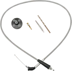 Moose Black Carburetor Carb Cover Cable Blaster For Yamaha Blaster