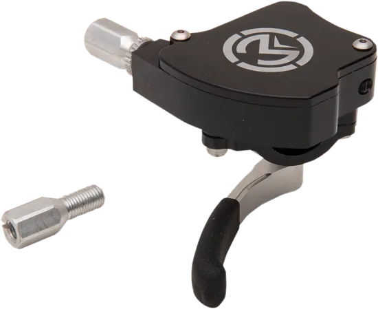 Moose Black Aluminum Easy Pull Thumb Throttle Assembly 44mm for ATV